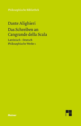 Das Schreiben an Cangrande della Scala