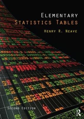 Elementary Statistics Tables - Henry Neave