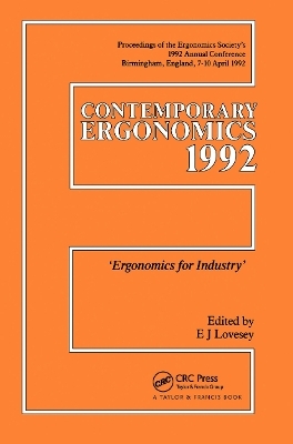 Contemporary Ergonomics - 