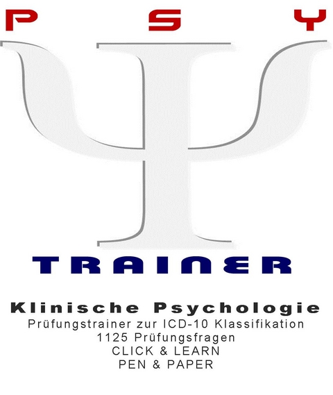 PSY-TRAINER Klinische Psychologie