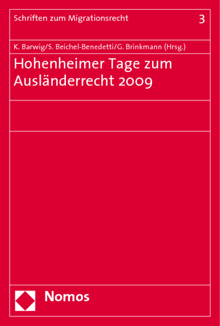 Hohenheimer Tage zum Ausl&auml;nderrecht 2009 - 