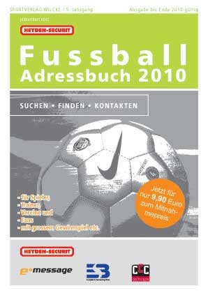 Fussball Adressbuch 2010 - 