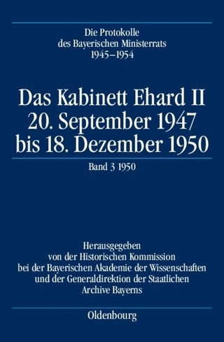 Die Protokolle des Bayerischen Ministerrats 1945-1954 / Das Kabinett Ehard II