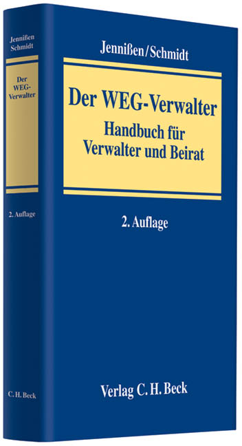 Der WEG-Verwalter - Georg Jenni&szlig;en, Jan-Hendrik Schmidt