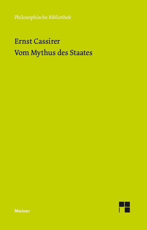 Vom Mythus des Staates - Ernst Cassirer