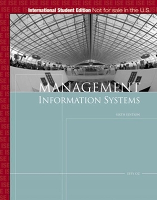 Management Information Systems, International Edition - Effy Oz