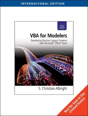 VBA for Modelers