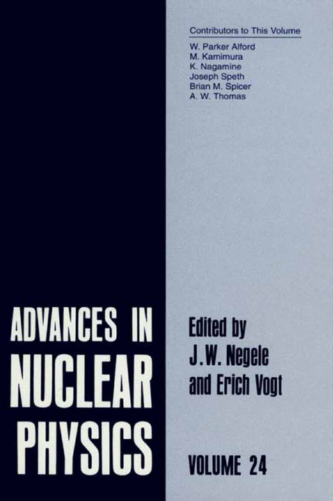 Advances in Nuclear Physics - 