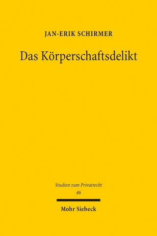 Das Körperschaftsdelikt