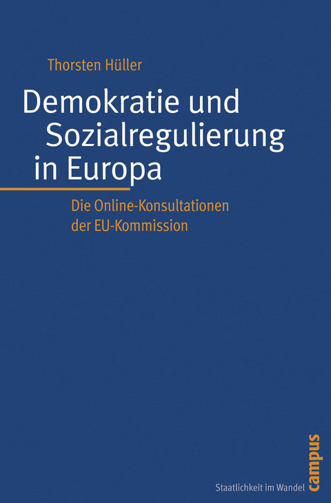 Demokratie und Sozialregulierung in Europa - Thorsten H&uuml;ller