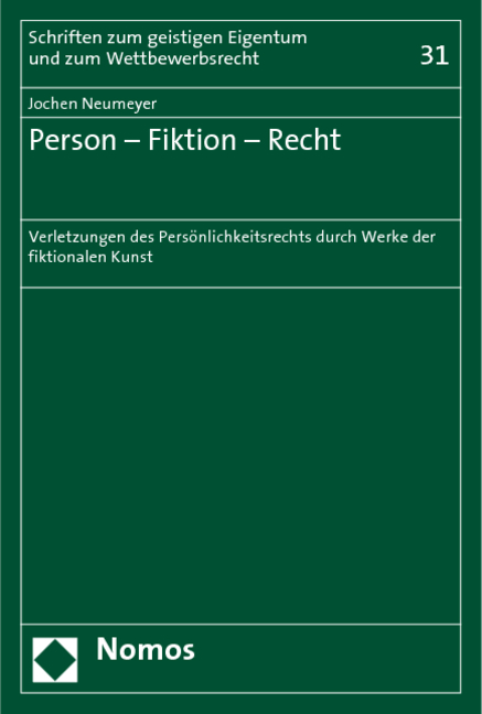 Person - Fiktion - Recht - Jochen Neumeyer