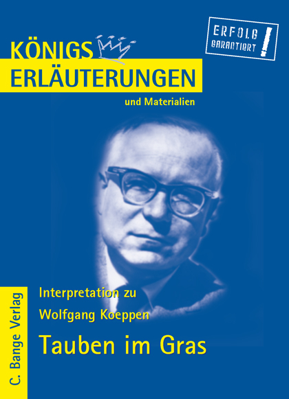 Erl&auml;uterungen  zu Wolfgang Koeppen. Tauben im Gras - Wolfgang Koeppen
