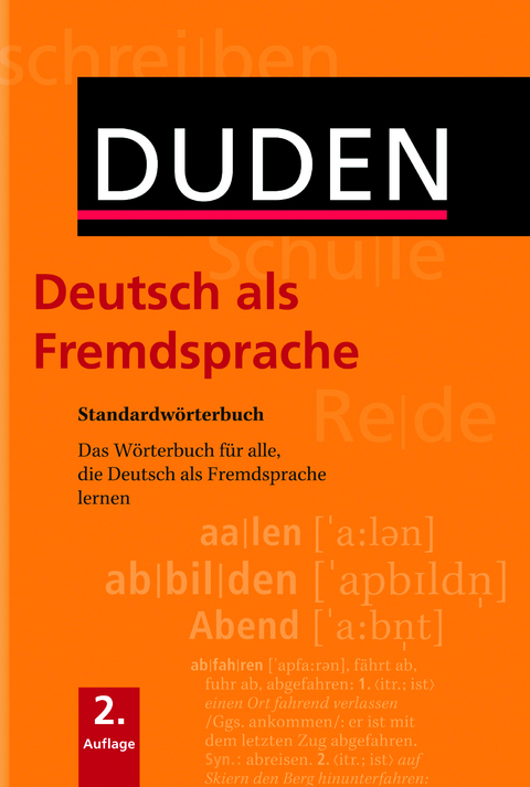 Duden - Deutsch als Fremdsprache - Standardw&ouml;rterbuch - 