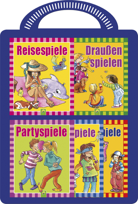 Kinderspiele - 5 Minibücher mit tollen Spielen