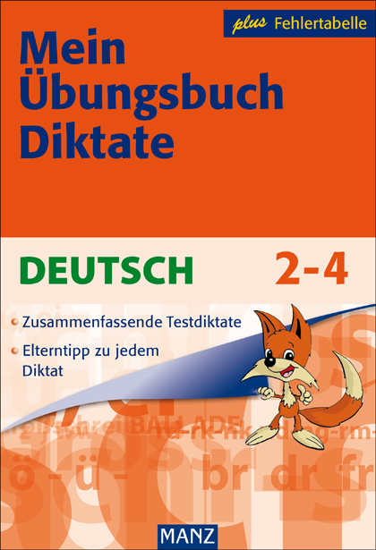 Mein &Uuml;bungsbuch Diktate - Deutsch 2.-4. Schuljahr - Marlies Sch&uuml;nemann