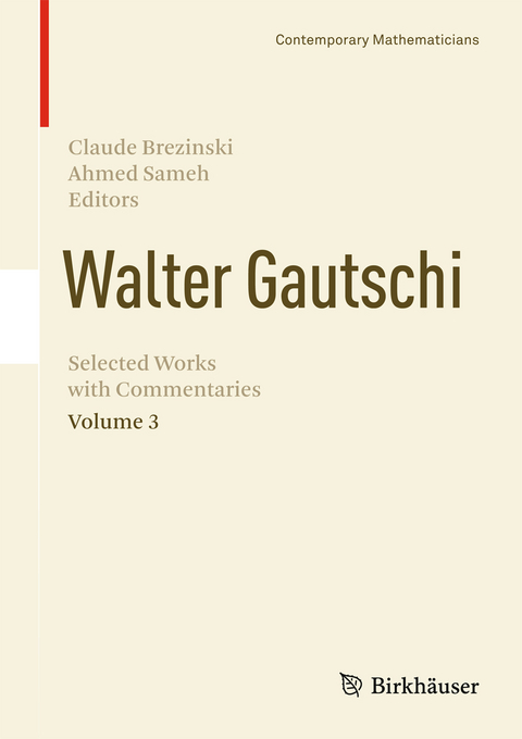 Walter Gautschi, Volume 3 - 