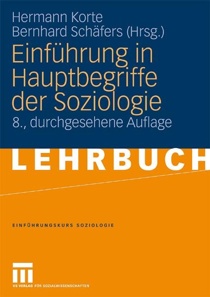 Einführung in Hauptbegriffe der Soziologie - 