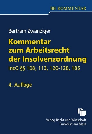 Das Arbeitsrecht der Insolvenzordnung