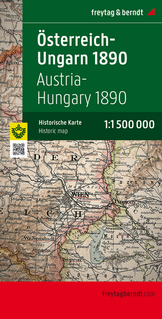 Österreich-Ungarn 1890, 1:1,5 Mio., Historische Karte