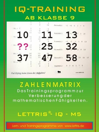 IQ-Training Mathematik ab Klasse 9