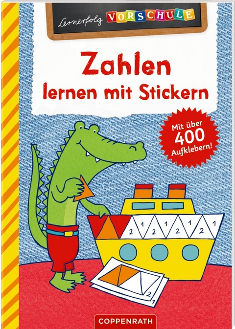 Zahlen lernen mit Stickern