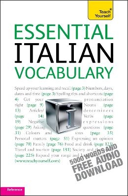 Essential Italian Vocabulary: Teach Yourself - Mike Zollo