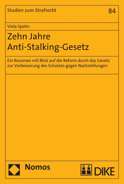 Zehn Jahre Anti-Stalking-Gesetz - Viola Spohn