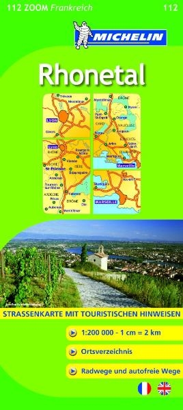 Michelin Karte Rhonetal