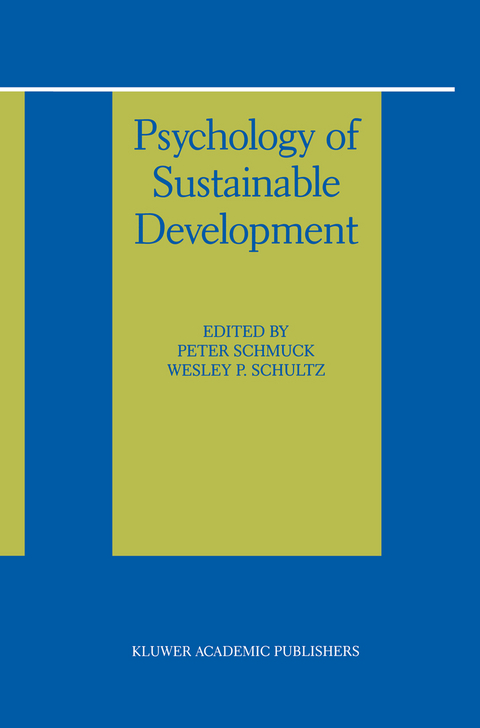 Psychology of Sustainable Development - 