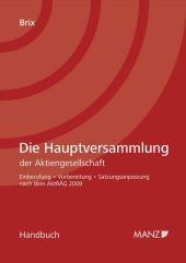 Die Hauptversammlung - Rupert Brix