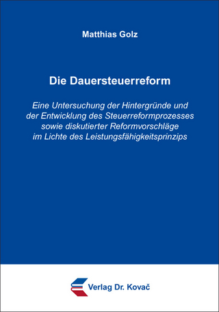 Die Dauersteuerreform