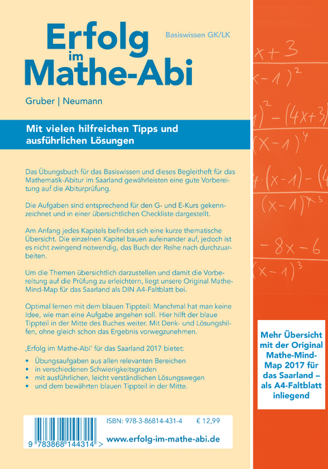 Erfolg im Mathe-Abi 2017 Basiswissen Saarland - Helmut Gruber, Robert Neumann