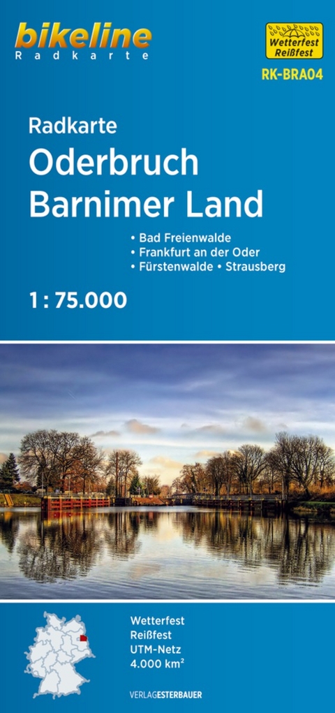 Radkarte Oderbruch Barnimerland - 