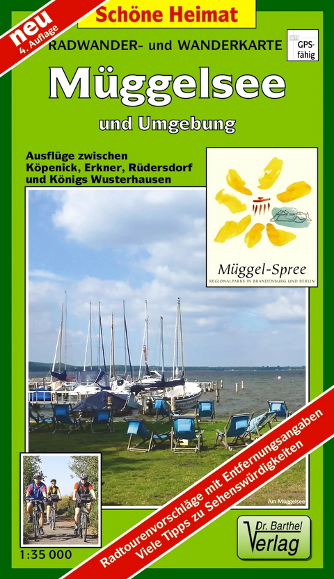 Radwander- und Wanderkarte M&uuml;ggelsee und Umgebung