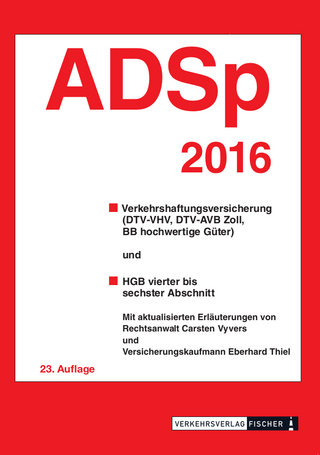 ADSp 2016 mit Erläuterungen