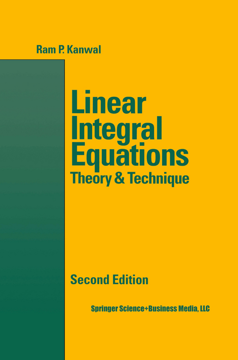 Linear Integral Equations - Ram P. Kanwal