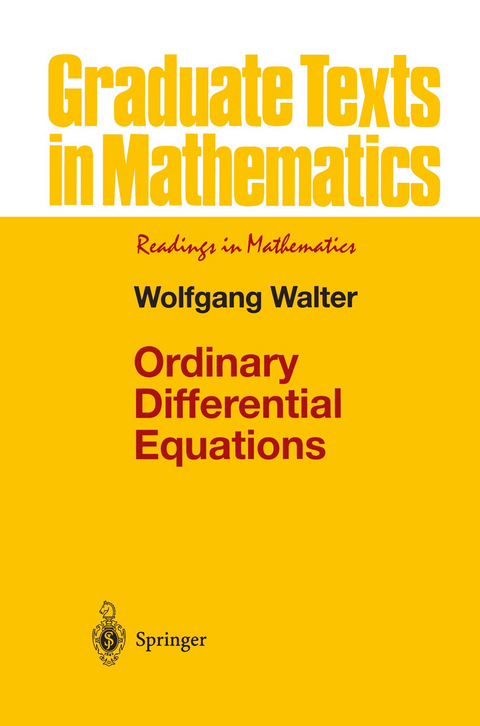 Ordinary Differential Equations - Wolfgang Walter