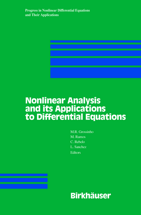 Nonlinear Analysis and its Applications to Differential Equations - 
