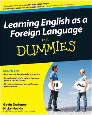 Learning English as a Foreign Language For Dummies - Gavin Dudeney, Nicky Hockly
