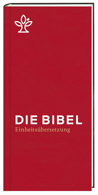 Die Bibel. Taschenausgabe rot mit Rei&szlig;verschluss. - 