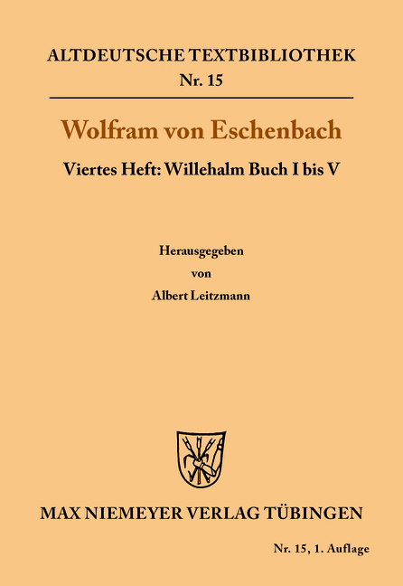 Willehalm Buch I bis V - 