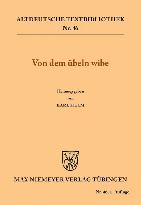 Von dem &uuml;beln w&icirc;be - 