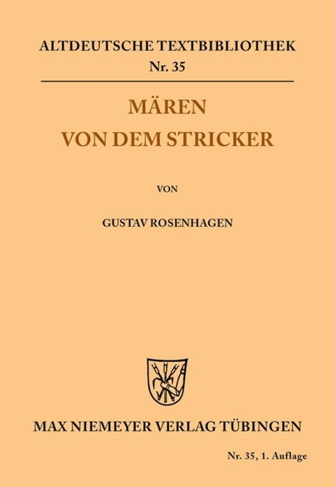 M&auml;ren von dem Stricker - 