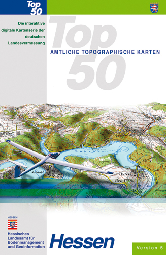 Rasterdaten der amtlichen Topographischen Karten von Hessen auf CD-ROM.... / DVD Top50 Hessen