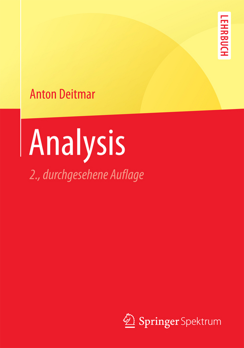 Analysis - Anton Deitmar