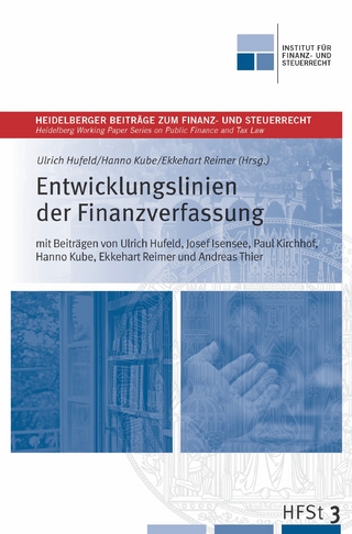 Entwicklungslinien der Finanzverfassung
