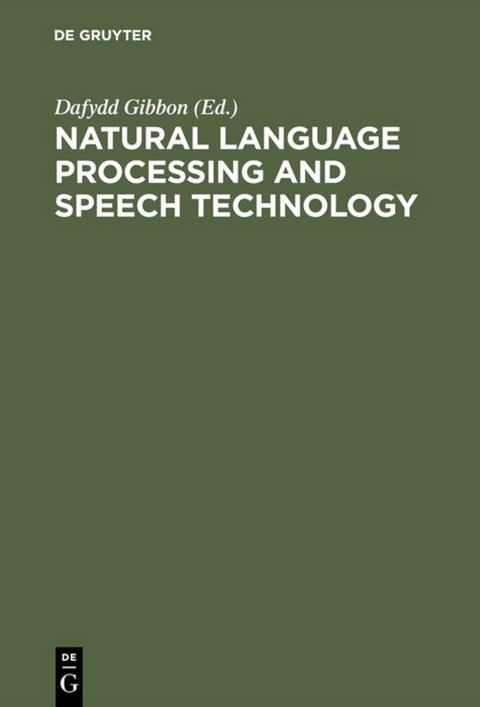Natural Language Processing and Speech Technology - 