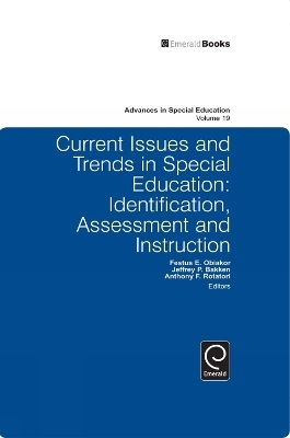 Current Issues and Trends in Special Education. - 