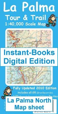 La Palma Tour and Trail Map North Sheet