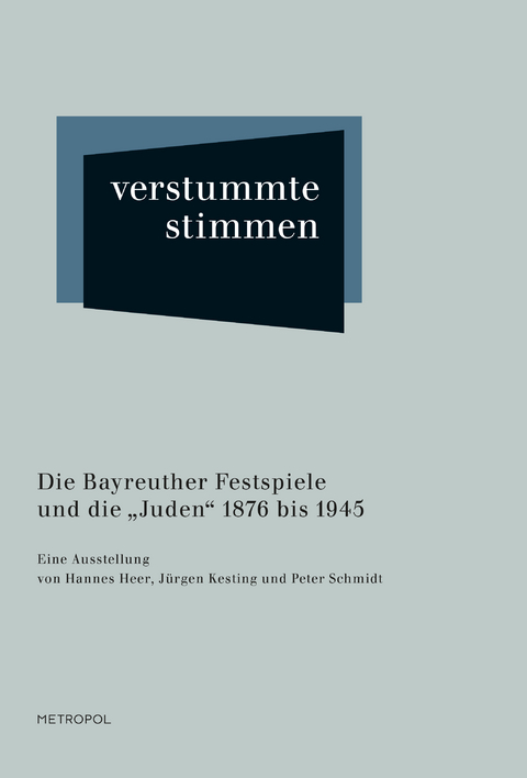 Verstummte Stimmen - Hannes Heer, J&uuml;rgen Kesting, Peter Schmidt